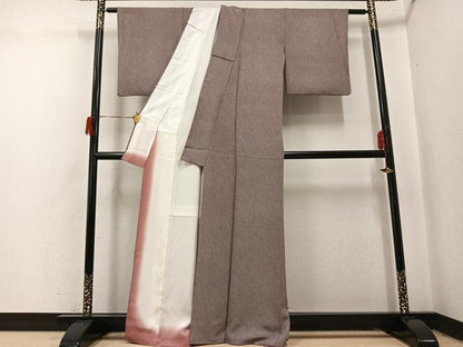 平和屋着物●江戸小紋　鮫小紋柄　正絹　逸品　AABH8393ph