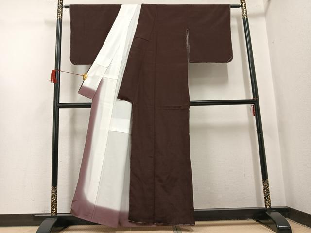 平和屋着物●本塩沢　蚊絣　正絹　逸品　未使用　AABH8397ph