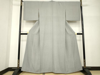 平和屋着物●江戸小紋　四つ菱　正絹　逸品　AABH8402ck