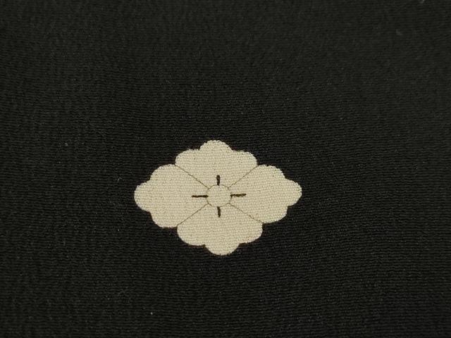 平和屋着物●アンティーク　大正ロマン　黒留袖　宝船　金彩　正絹　逸品　AABH8406ck