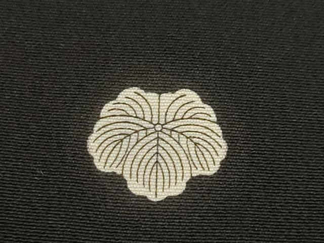 平和屋着物●豪華黒留袖　友禅　駒刺繍　風景花文　正絹　逸品　AABH8412ck 平和屋着物○豪華黒留袖 友禅 駒刺繍 風景花文 正絹 逸品 AABH8412ck