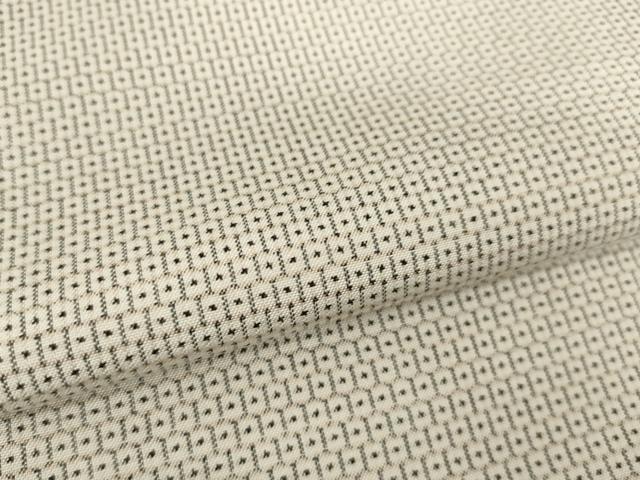 平和屋着物●本場大島紬　白大島　100亀甲　総詰め　ますいわ屋扱い　正絹　逸品　AABH8419ck