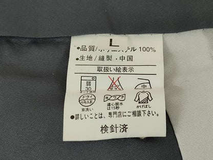 平和屋着物●小紋　流水丸文　黒地　洗える着物　AABH8420ck