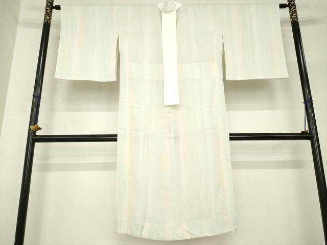 平和屋着物●長襦袢　無双仕立て　よろけ縞　正絹　逸品　AABH8433ck 平和屋着物○長襦袢 無双仕立て よろけ縞 正絹 逸品 AABH8433ck