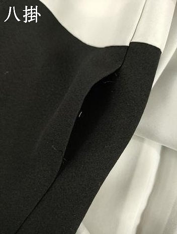 平和屋着物●豪華振袖　駒刺繍　草花文　暈し染め　黒地　金彩　正絹　逸品　AABH8436ck