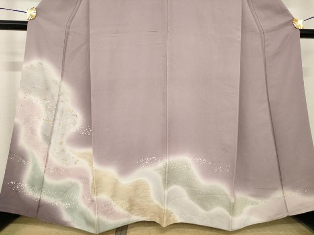 平和屋着物●豪華色留袖　道長文　暈し染め　金彩　正絹　逸品　AABH8437ck