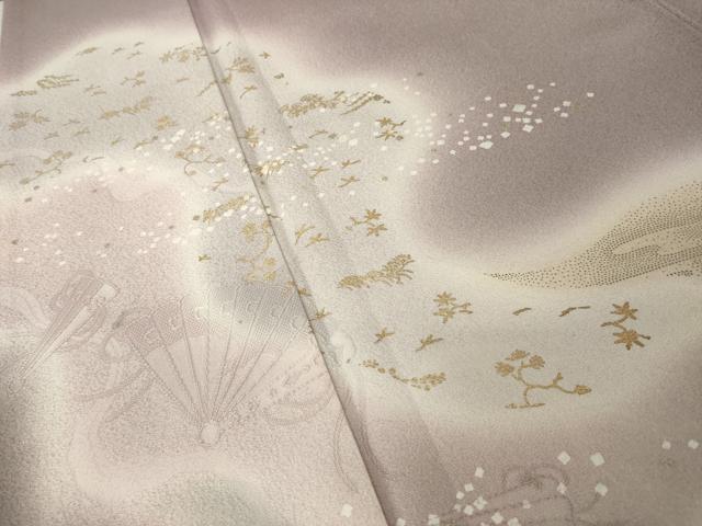 平和屋着物●豪華色留袖　道長文　暈し染め　金彩　正絹　逸品　AABH8437ck