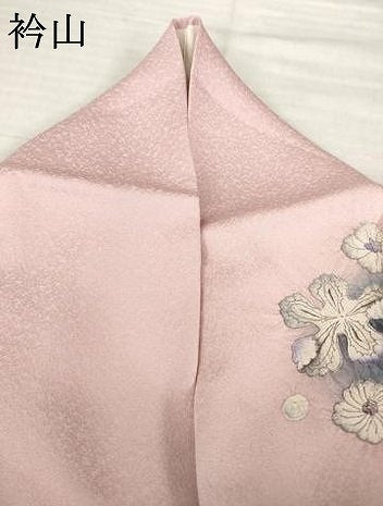 平和屋着物●訪問着　辻が花　舞花文　暈し染め　正絹　逸品　AABH8441ck