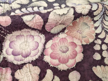 平和屋着物●訪問着　辻が花　舞花文　暈し染め　正絹　逸品　AABH8441ck