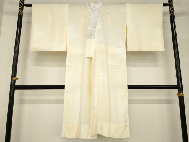 平和屋着物●長襦袢　無双仕立て　源氏香地紋　暈し染め　正絹　逸品　AABH8450ck