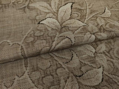 平和屋着物●本場大島紬　カタス9マルキ　花唐草文　正絹　逸品　AABH8454ck