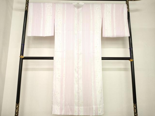 平和屋着物●長襦袢　無双仕立て　舞桜文　洗える着物　AABH8470ck