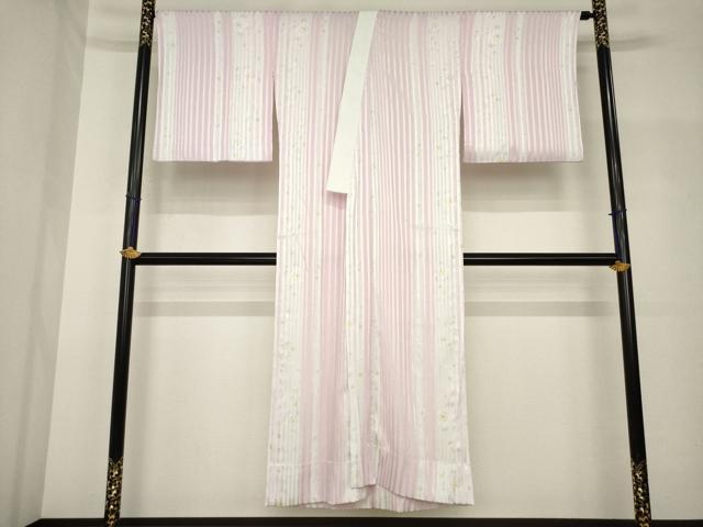 平和屋着物●長襦袢　無双仕立て　舞桜文　洗える着物　AABH8470ck