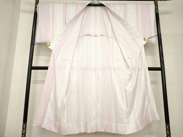 平和屋着物●長襦袢　無双仕立て　舞桜文　洗える着物　AABH8470ck 平和屋着物○長襦袢 無双仕立て 舞桜文 洗える着物 AABH8470ck