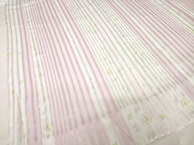平和屋着物●長襦袢　無双仕立て　舞桜文　洗える着物　AABH8470ck