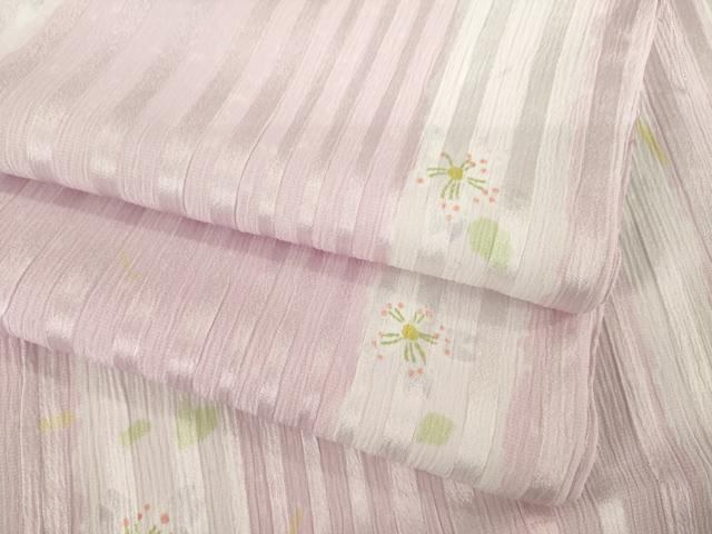 平和屋着物●長襦袢　無双仕立て　舞桜文　洗える着物　AABH8470ck 平和屋着物○長襦袢 無双仕立て 舞桜文 洗える着物 AABH8470ck