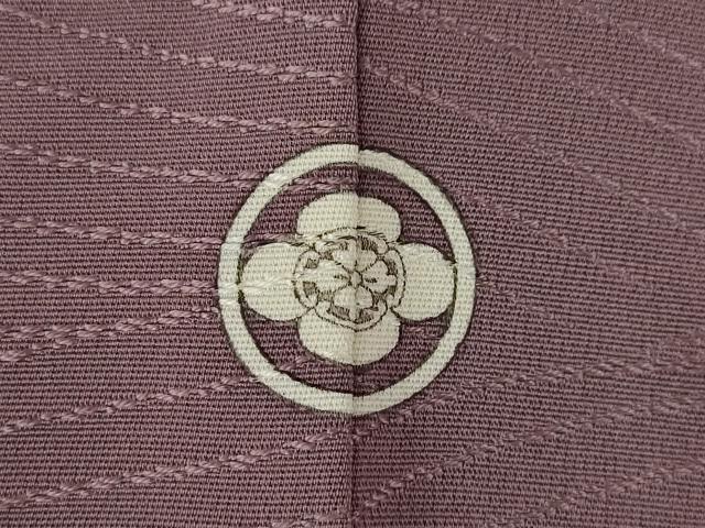 平和屋着物●上質な色無地　立波地紋　濃色　正絹　逸品　AABH8480ck 平和屋着物○上質な色無地 立波地紋 濃色 正絹 逸品 AABH8480ck