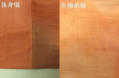 平和屋着物▽上質な小紋 単衣 霞文 暈し染め 正絹 逸品 AABH8526jh