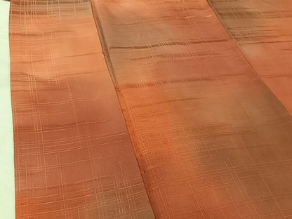 平和屋着物▽上質な小紋 単衣 霞文 暈し染め 正絹 逸品 AABH8526jh