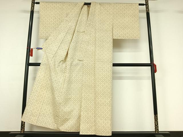 平和屋着物▽本塩沢　単衣　吉祥文　正絹　逸品　CAAT9508dy 楽天市場】平和屋着物▽本塩沢 単衣 幾何学花文 正絹 逸品 AABB2403fy