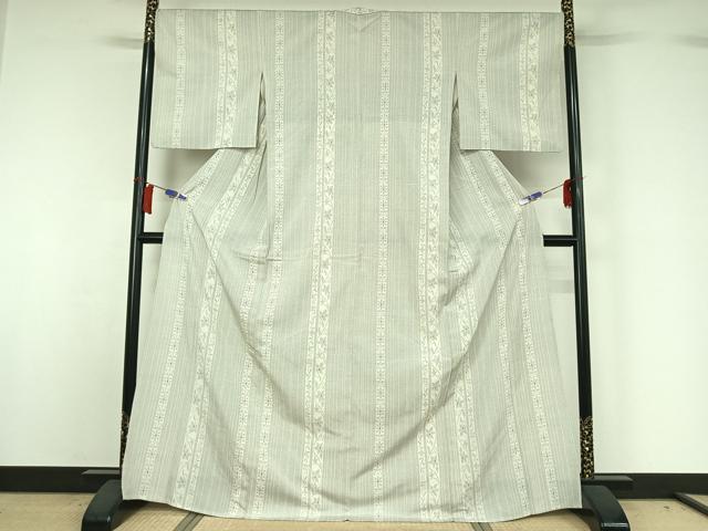 平和屋着物▽本塩沢　単衣　縞　正絹　逸品　AAAZ3992jh 楽天市場】平和屋着物▽本塩沢 単衣 幾何学花文 正絹 逸品 AABB2403fy