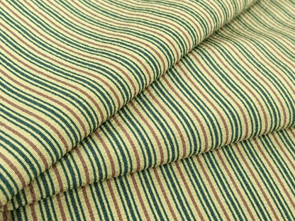 平和屋着物▽上質な小紋　単衣　縞　正絹　逸品　AABH8530jh