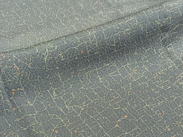 平和屋着物▽上質な小紋　単衣　霞文　正絹　逸品　AABH8534jh