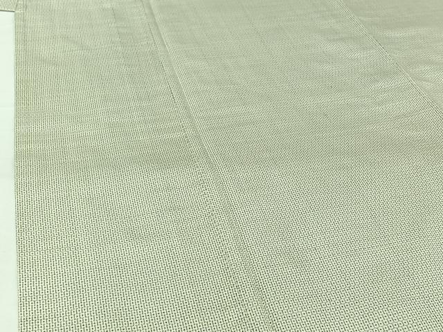 平和屋着物▽本場大島紬　白大島　単衣　100亀甲　総詰め　反端付き　正絹　逸品　AABH8536jh