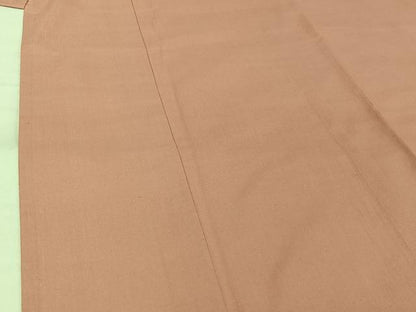 平和屋着物▽結城紬　単衣　撫子色　正絹　逸品　AABH8538jh