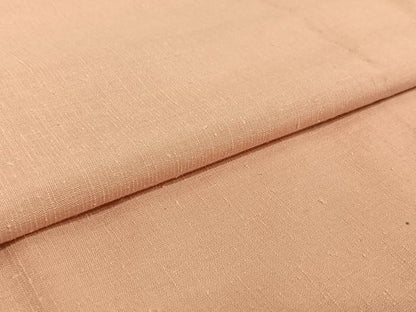 平和屋着物▽結城紬　単衣　撫子色　正絹　逸品　AABH8538jh