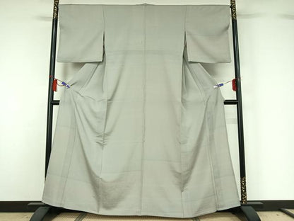 平和屋着物▽訪問着　単衣　110亀甲　霞文　正絹　逸品　AABH8540jh