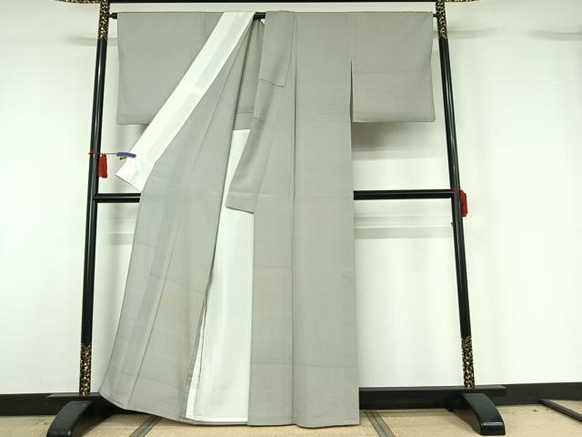 平和屋着物▽訪問着　単衣　110亀甲　霞文　正絹　逸品　AABH8540jh