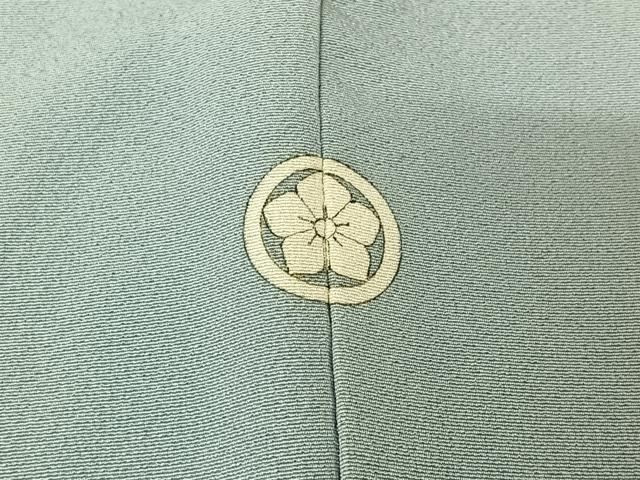 平和屋着物▽訪問着　単衣　友禅　作家物　風景枝梅文　暈し染め　正絹　逸品　AABH8549jh