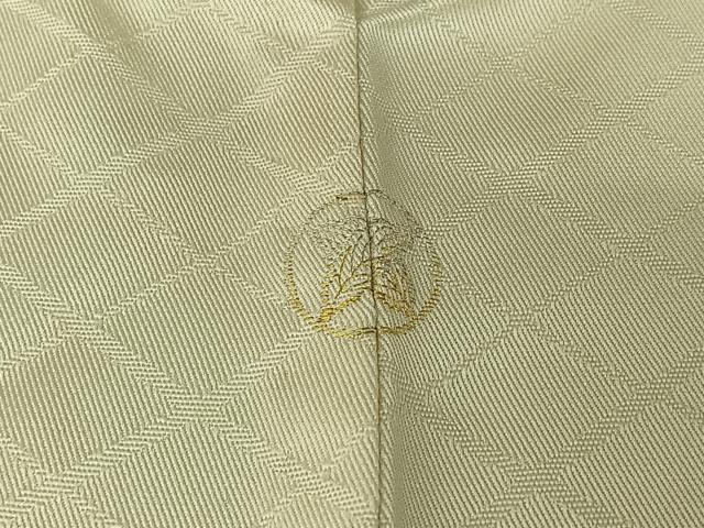 平和屋着物▽訪問着　単衣　笹竹文　金彩　正絹　逸品　AABH8551jh