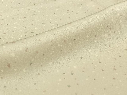 平和屋着物▽ジャパンオートクチュール　渡辺雪三郎　小紋　単衣　箔散らし文　銀彩　正絹　逸品　AABH8554jh
