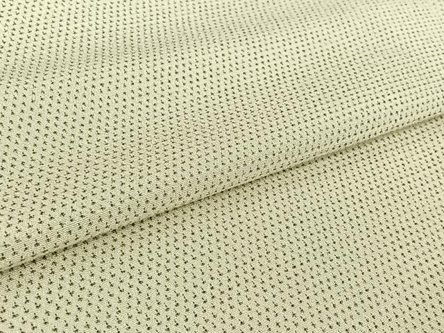 平和屋着物▽本塩沢　単衣　蚊絣　正絹　逸品　AABH8564jh