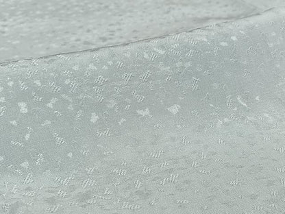 平和屋着物▽上質な色無地　単衣　美奈登織　箔散らし地紋　秘色色　反端付き　正絹　逸品　AABH8571jh