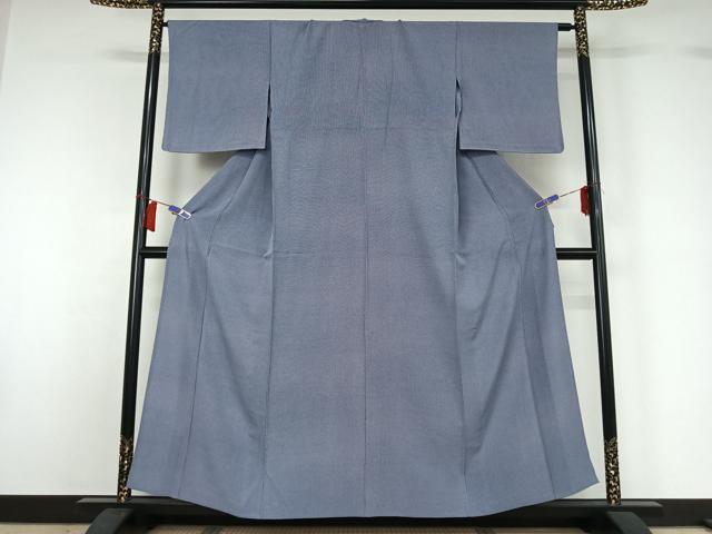 平和屋着物▽小紋師　黒岩秀硯　江戸小紋　単衣　角通し　正絹　逸品　AABH8574jh 平和屋着物▽小紋師 黒岩秀硯 江戸小紋 単衣 角通し 正絹