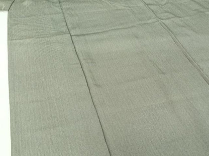 平和屋着物▽伝統工芸士　関正三郎　江戸小紋　単衣　万筋　霞色×暗黒色　正絹　逸品　AABH8580jh