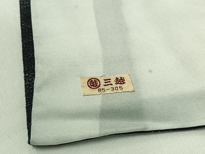 平和屋着物▽小紋　単衣　120亀甲　草花文　三越扱い　AABH8605jh