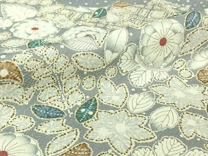 平和屋着物▽訪問着　単衣　辻が花　正絹　逸品　AABH8620jh