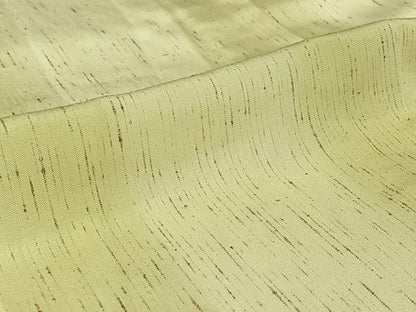 平和屋着物▽ぜんまい紬　単衣　たてぼかし　反端付き　正絹　逸品　AABH8631jh