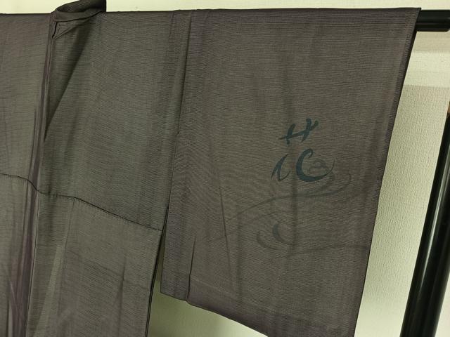 平和屋着物▽訪問着　無双　紗袷　紗×絽　流水文　花鳥風月　正絹　逸品　AABH8633jh