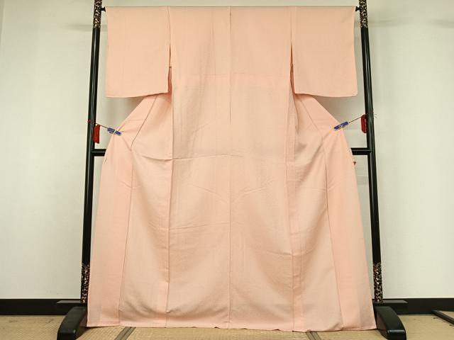 平和屋着物▽上質な色無地　単衣　虹色　正絹　逸品　AABH8656jh