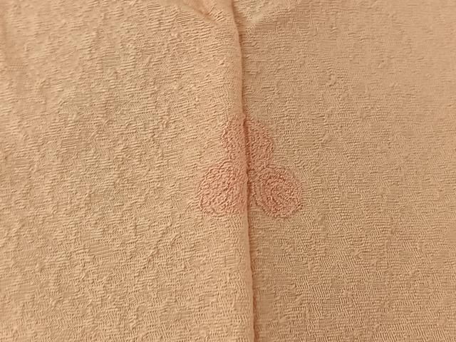 平和屋着物▽上質な色無地　単衣　虹色　正絹　逸品　AABH8656jh