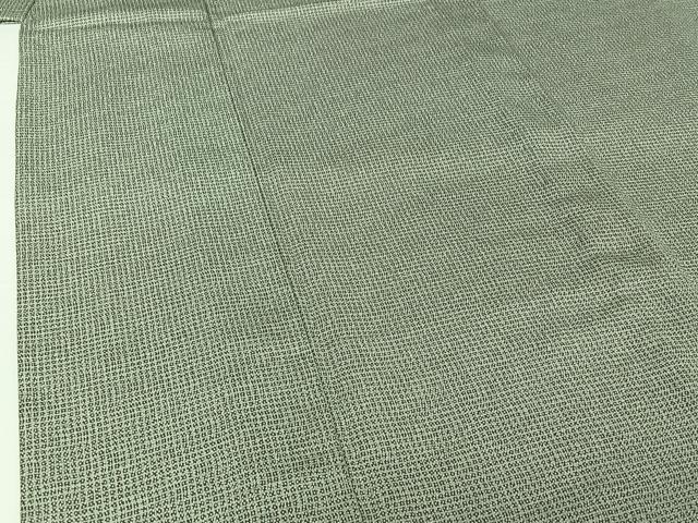 平和屋着物▽小紋　単衣　格子　洗える着物　AABH8660jh