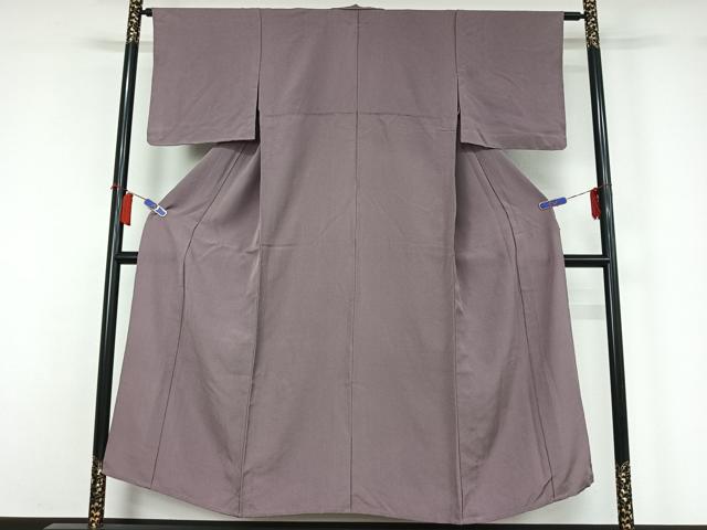平和屋着物▽上質な色無地　単衣　薄色　正絹　逸品　AABH8662jh