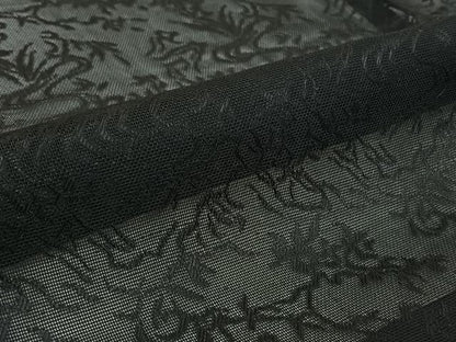 平和屋着物▽羽織　スリーシーズン　春夏秋　塵除け　流水花文　正絹　逸品　AABH8675jh