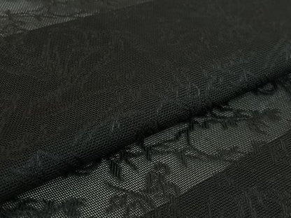 平和屋着物▽羽織　スリーシーズン　春夏秋　塵除け　流水花文　正絹　逸品　AABH8675jh