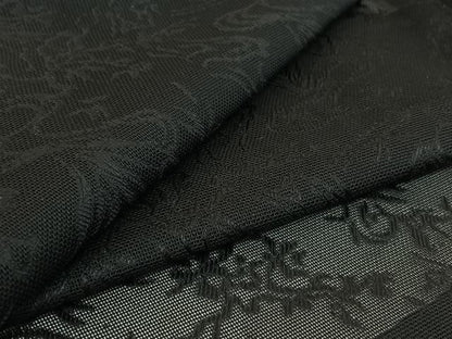 平和屋着物▽羽織　スリーシーズン　春夏秋　塵除け　流水花文　正絹　逸品　AABH8675jh